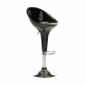 Bárszék, fekete/króm, ALBA NOVA Bárszék, fekete/króm, ALBA NOVA