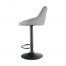Bárszék, szürke/fekete, TERKAN
