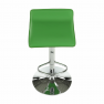Bárszék, textilbőr zöld/króm, LARIA NEW
