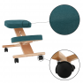 Ergonomikus térdelőszék, kerozin/bükkfa, FLONET