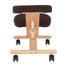 Ergonomikus térdelőszék, barna/bükkfa, FLONET