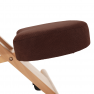 Ergonomikus térdelőszék, barna/bükkfa, FLONET