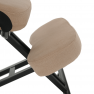 Ergonomikus zsámoly, bézs/fekete, RUFUS