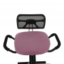 Ergonomikus zsámoly, rózsaszín/fekete, RUFUS