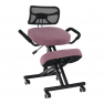 Ergonomikus zsámoly, rózsaszín/fekete, RUFUS