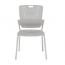 Rakásolható szék, szürke, NERGIS