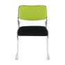 Szék tárgyalóterembe, zöld/fekete háló, BULUT