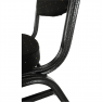 Szék, egymásba rakható, szövet fekete/szürke keret, JEFF 2  NEW