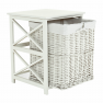 Szennyestartó kosár, fehér, RAFAELLO