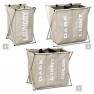 szövet szennyestartó kosár, szürke-bézs, LAUNDRY TYP 3 szövet szennyestartó kosár, szürke-bézs, LAUNDRY TYP 3