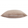 Párna, bársony anyag bézs, 45x45, ALITA TYP 9