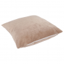 Párna, bársony anyag bézs, 45x45, ALITA TYP 9