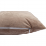Párna, bársony anyag bézs, 45x45, ALITA TYP 9