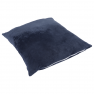 Párna, bársony anyag sötétkék, 45x45, ALITA TYP 6