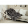 Szőrmés pléd, szürke, 150x180, EBONA TYP 5