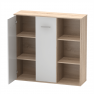 Szekrény, sonoma tölgy/fehér, MAURUS NEW MA32