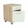Irodai konténer, sonoma tölgy/fehér, JOHAN 2 NEW 07