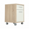 Irodai konténer, sonoma tölgy/fehér, JOHAN 2 NEW 07