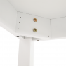Konzolasztal, fehér, AMYNTAS Konzolasztal, fehér, AMYNTAS
