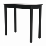 Konzolasztal, fekete, AMYNTAS