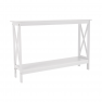 Konzolasztal, fehér, APOLOS