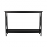 Konzolasztal, fekete, APOLOS