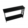 Konzolasztal, fekete, APOLOS