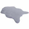 Műszőrme, világosszürke, 60x90, RABIT NEW TYP 9