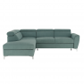 Kinyitható sarok ülőgarnitúra, mentol színű, balos, PENNY ROH