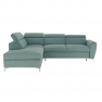 Kinyitható sarok ülőgarnitúra, mentol színű, balos, PENNY ROH