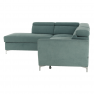 Kinyitható sarok ülőgarnitúra, mentol színű, balos, PENNY ROH