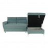 Kinyitható sarok ülőgarnitúra, mentol színű, jobbos, PENNY ROH