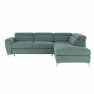 Kinyitható sarok ülőgarnitúra, mentol színű, jobbos, PENNY ROH