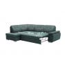 Kinyitható sarok ülőgarnitúra, szürke, balos, KEYLA ROH Kinyitható sarok ülőgarnitúra, szürke, balos, KEYLA ROH