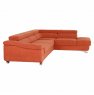 Kinyitható sarokülőgarnitúra, szövet Soro terakota, jobbos, LEGAS Kinyitható sarokülőgarnitúra, szövet Soro terakota, jobbos, LEGAS