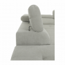Kinyitható ülőgarnitúra, anyag világosszürke bal, BUTON R