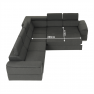 Sarok ülőgarnitúra, szürke, SEGORIA LUX Sarok ülőgarnitúra, szürke, SEGORIA LUX