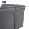Kinyitható ülőgarnitúra, szürke szövet, jobbos, SANTIAGO Kinyitható ülőgarnitúra, szürke szövet, jobbos, SANTIAGO