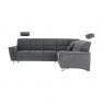 Kinyitható ülőgarnitúra, szürke szövet, jobbos, SANTIAGO Kinyitható ülőgarnitúra, szürke szövet, jobbos, SANTIAGO