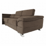 Sarokülőgarnitúra ágyfunkcióval, barna, balos, LEGAS