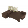 Sarokülőgarnitúra, barna, POLARIS NEW Sarokülőgarnitúra, barna, POLARIS NEW