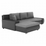 Sarokülőgarnitúra, szürke, TRAMP Sarokülőgarnitúra, szürke, TRAMP