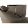 Ülőgarnitúra, szövet szürke-barna Taupe, SEGORIA LUX