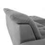 Ülőgarnitúra, szürke, jobbos, EVANGELIN