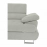 Ülőgarnitúra, világosszürke szövet, balos, BUTON P
