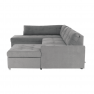 Kanapé, szürke, bal, PORTOS U Kanapé, szürke, bal, PORTOS U