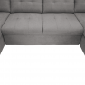 Kanapé, szürke, bal, PORTOS U Kanapé, szürke, bal, PORTOS U