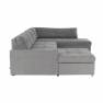 Kanapé, szürke, jobb, PORTOS U