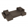 U alakú ülőgarnitúra, barna, TIGER U U alakú ülőgarnitúra, barna, TIGER U