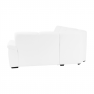 U alkú ülőgarnitúra,  ökobőr, fehér, bal, BITER U